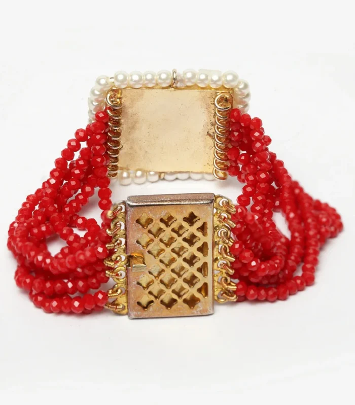 Chic Mosaic Beaded Bracelet